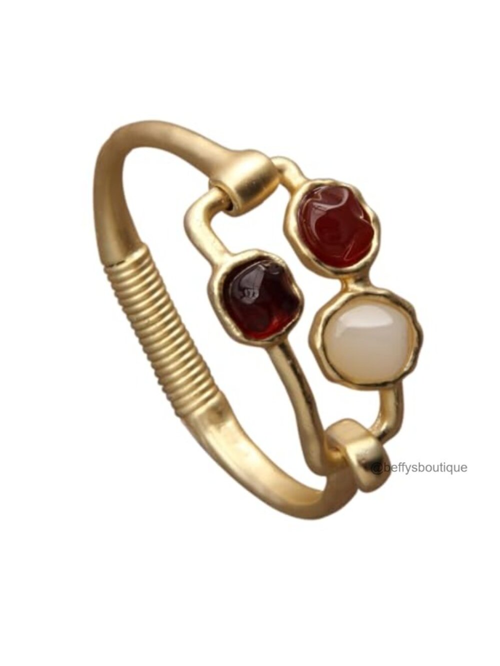 Gold Tone Cuff Bracelet Stackable Statement Bangle Women's Fashion Jewelry